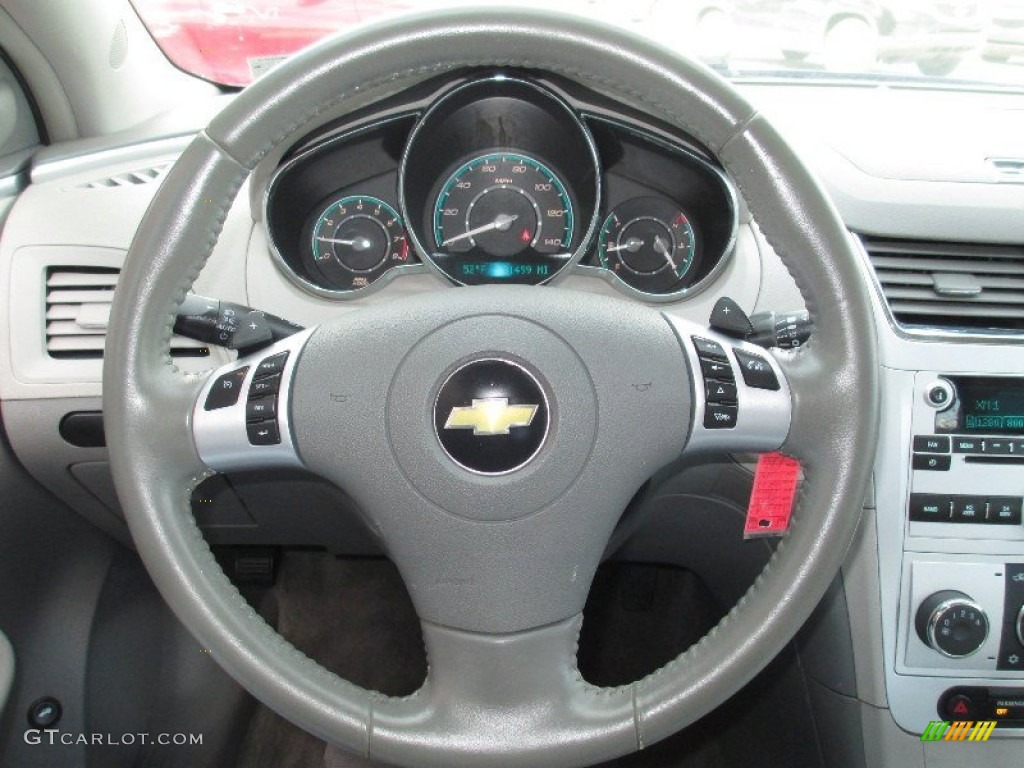 2009 Chevrolet Malibu LT Sedan Titanium Steering Wheel Photo #78211161