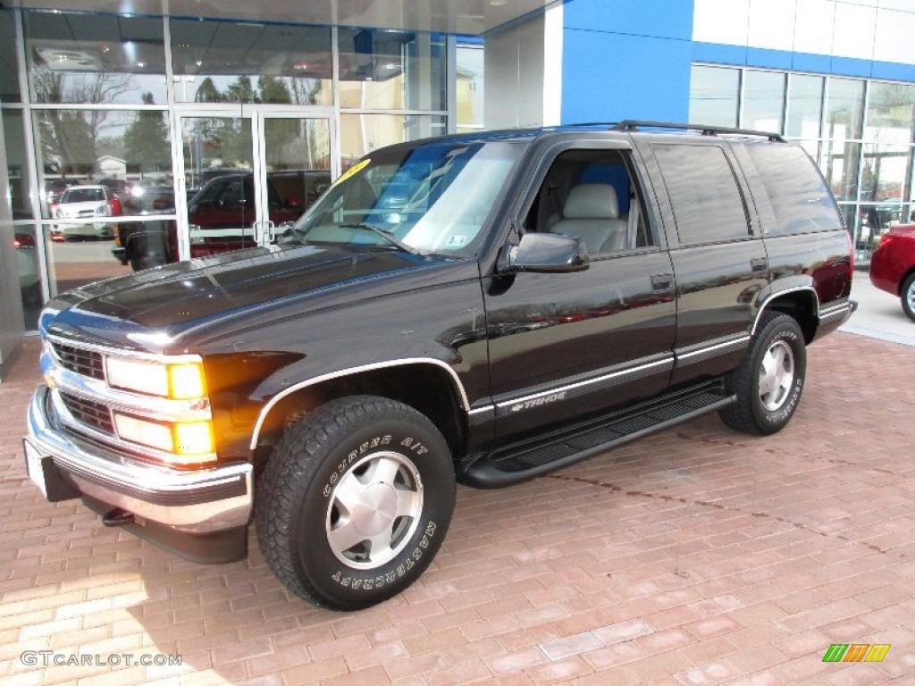 1999 Tahoe LT 4x4 - Onyx Black / Neutral photo #11