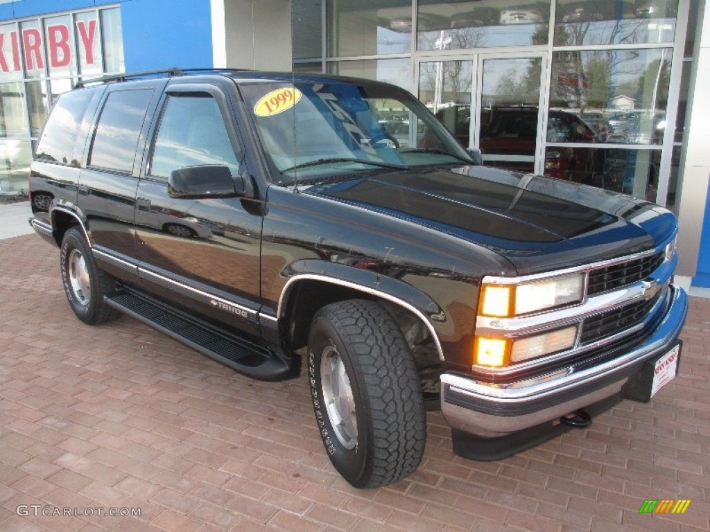 1999 Tahoe LT 4x4 - Onyx Black / Neutral photo #13
