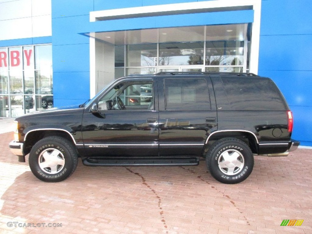 1999 Tahoe LT 4x4 - Onyx Black / Neutral photo #14