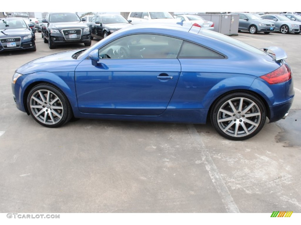 2008 TT 3.2 quattro Coupe - Ocean Blue Pearl Effect / Signal Orange photo #6