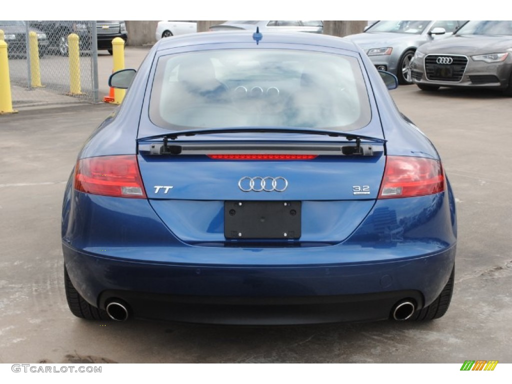 2008 TT 3.2 quattro Coupe - Ocean Blue Pearl Effect / Signal Orange photo #8