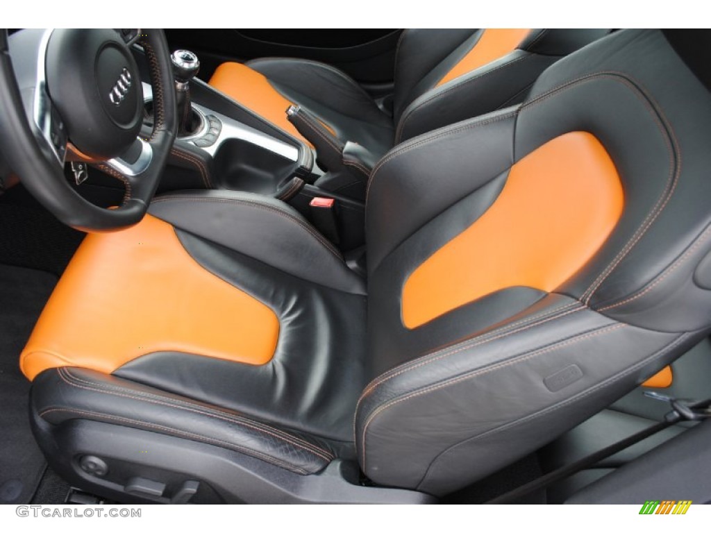 Signal Orange Interior 2008 Audi TT 3.2 quattro Coupe Photo #78211566