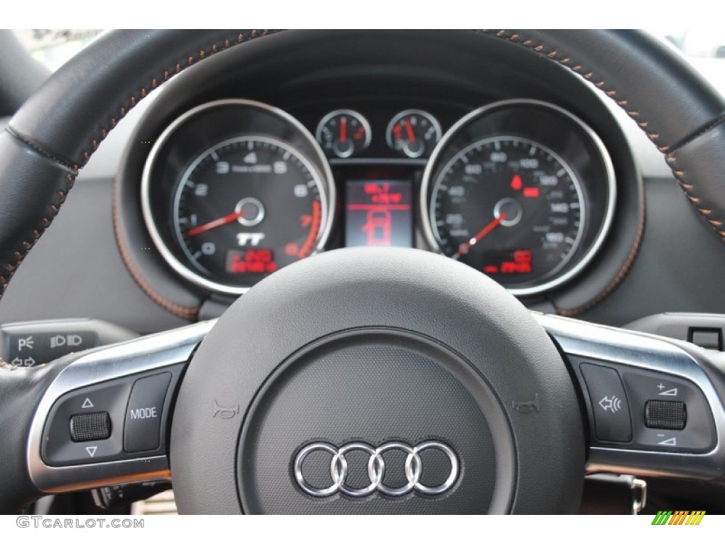 2008 TT 3.2 quattro Coupe - Ocean Blue Pearl Effect / Signal Orange photo #36