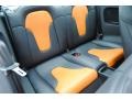 2008 Audi TT Signal Orange Interior Rear Seat Photo