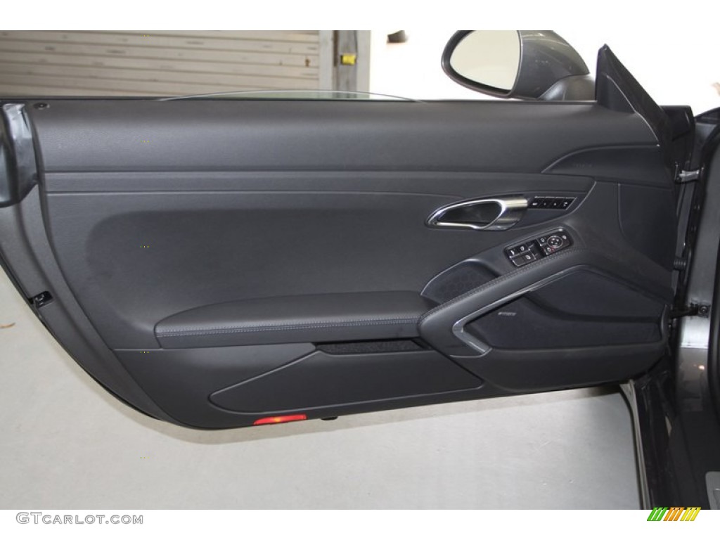 2013 Porsche 911 Carrera Cabriolet Black Door Panel Photo #78211830