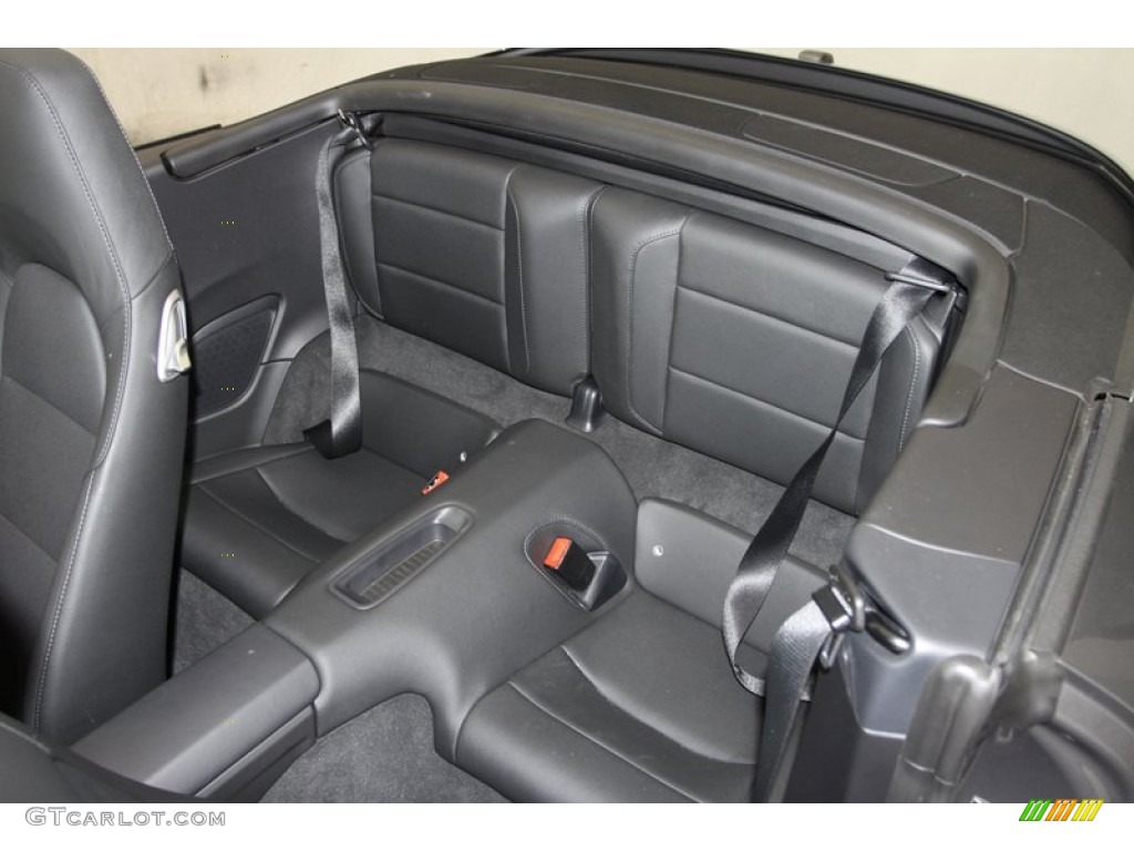 Black Interior 2013 Porsche 911 Carrera Cabriolet Photo #78211848