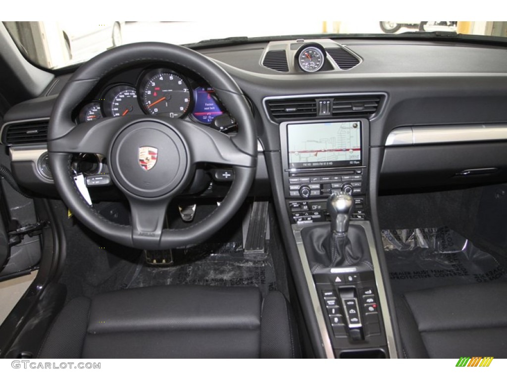 2013 Porsche 911 Carrera Cabriolet Black Dashboard Photo #78211860