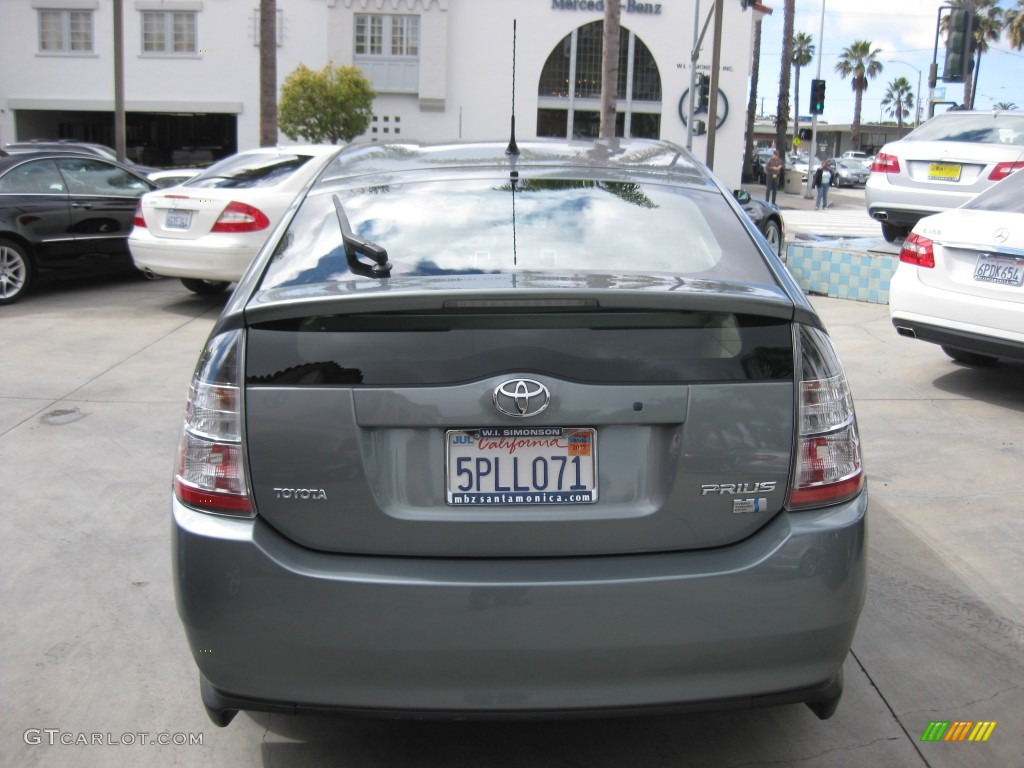 2005 Prius Hybrid - Tideland Gray Green Pearl / Ivory/Brown photo #3