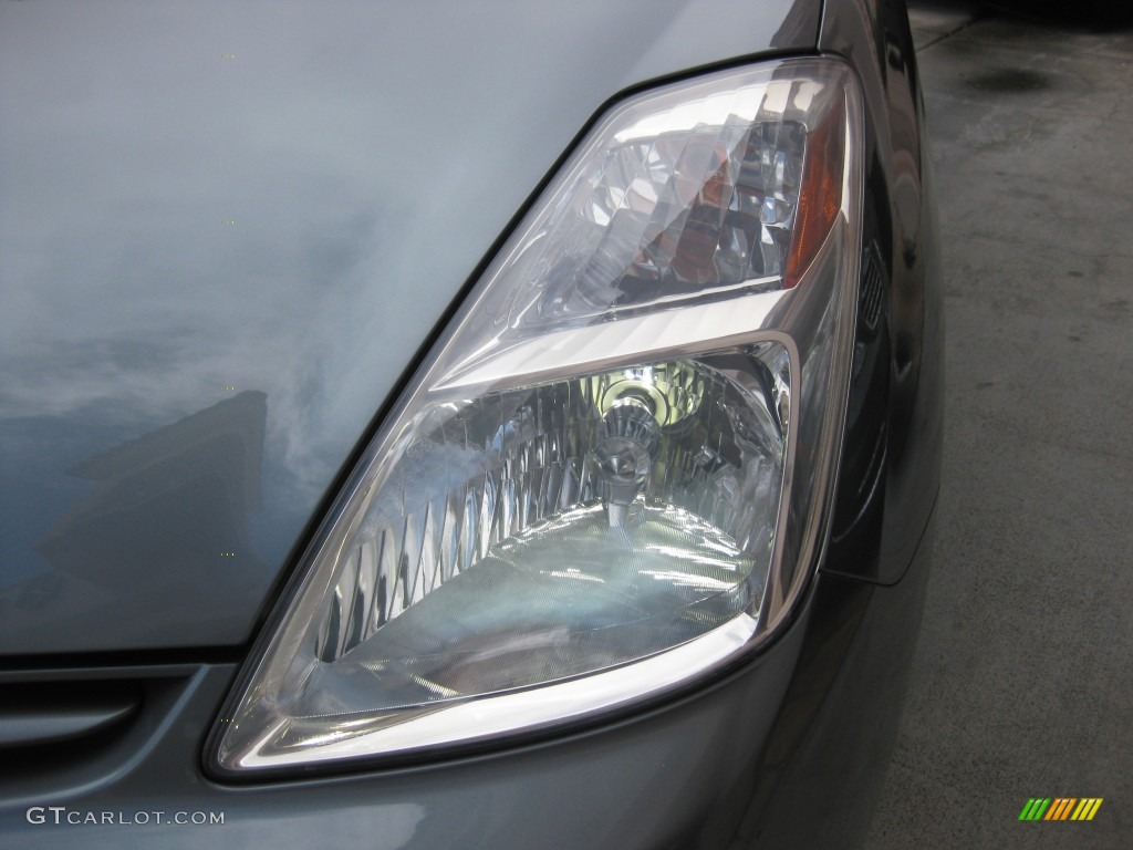 2005 Prius Hybrid - Tideland Gray Green Pearl / Ivory/Brown photo #23