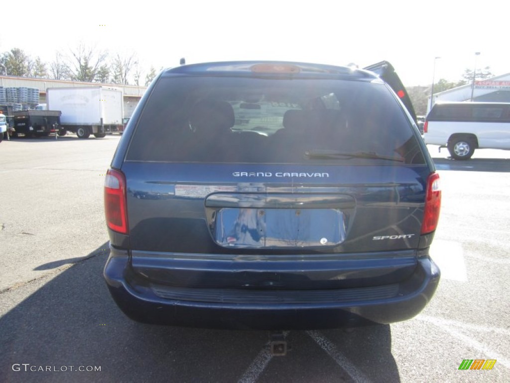 2001 Grand Caravan Sport - Patriot Blue Pearlcoat / Taupe photo #4