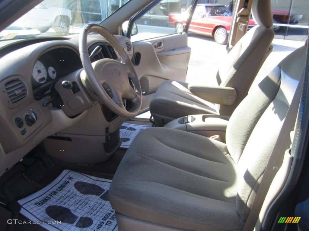 2001 Grand Caravan Sport - Patriot Blue Pearlcoat / Taupe photo #6