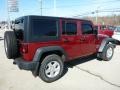 2012 Deep Cherry Red Crystal Pearl Jeep Wrangler Unlimited Sport S 4x4  photo #5