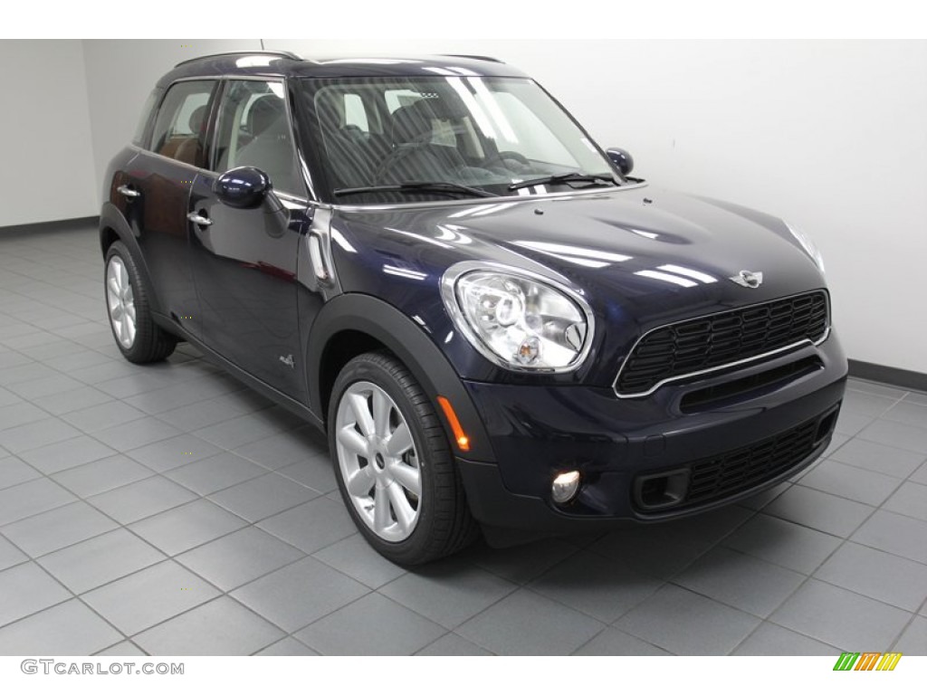 Cosmic Blue Metallic 2013 Mini Cooper S Countryman ALL4 AWD Exterior Photo #78214507