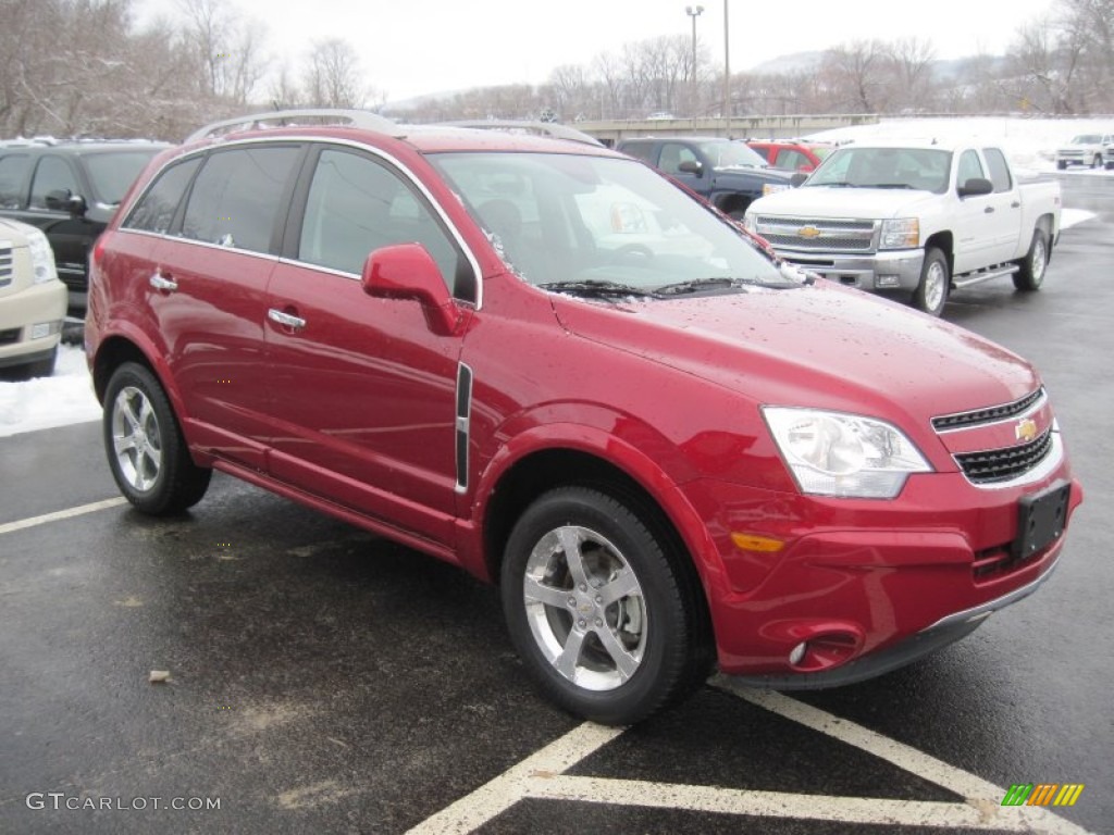Crystal Red Tintcoat 2012 Chevrolet Captiva Sport LTZ AWD Exterior Photo #78214549