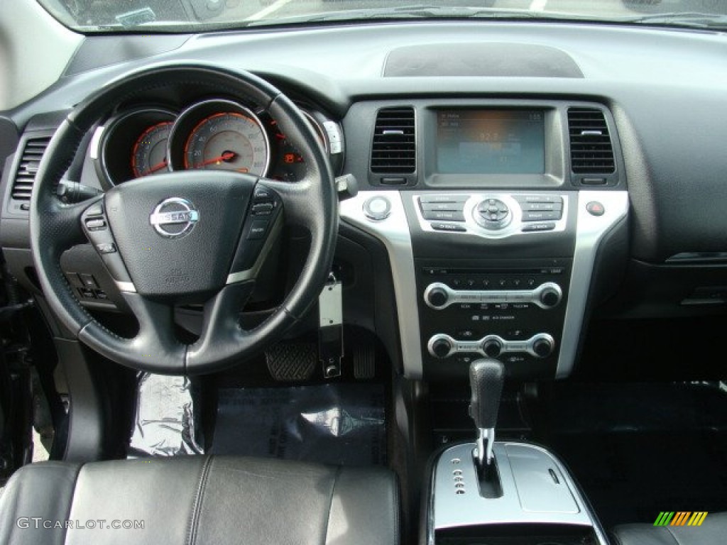 2009 Nissan Murano SL AWD Black Dashboard Photo #78214749