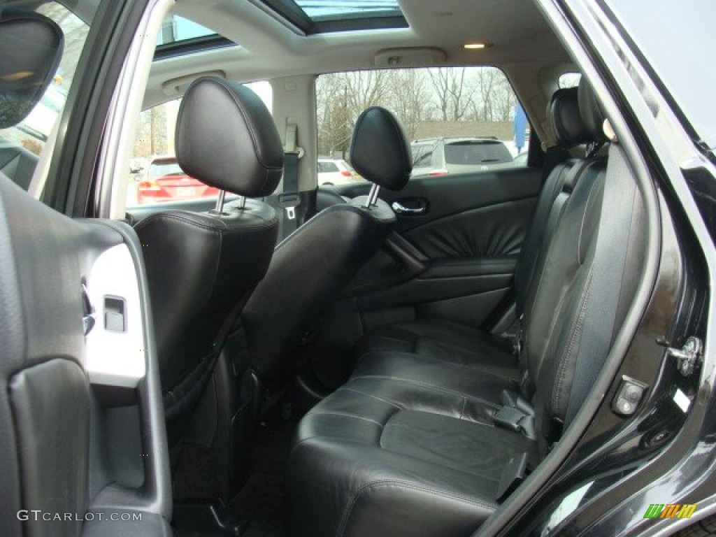 2009 Nissan Murano SL AWD Rear Seat Photo #78214861