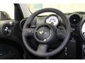 Carbon Black Lounge Leather 2013 Mini Cooper S Countryman ALL4 AWD Steering Wheel