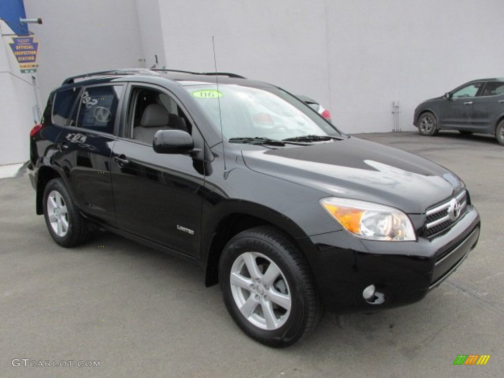 Black 2006 Toyota RAV4 Limited 4WD Exterior Photo #78215149