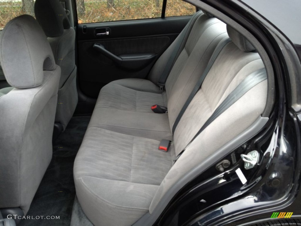 2003 Honda Civic LX Sedan Rear Seat Photos