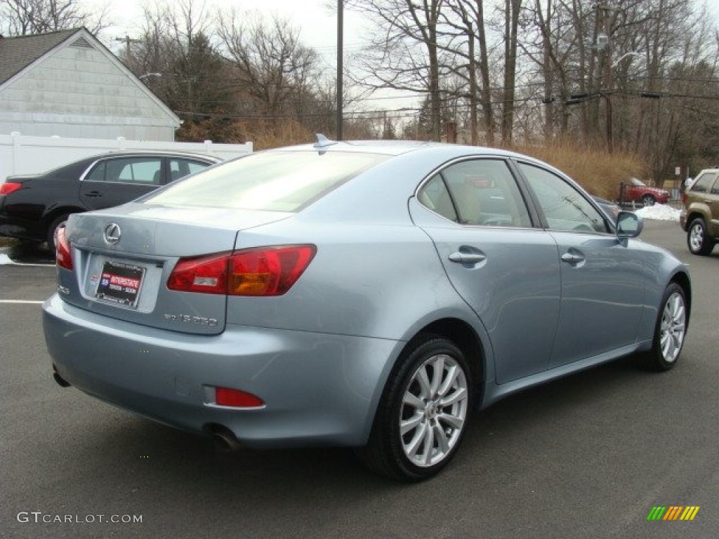 2008 IS 250 AWD - Breakwater Blue Metallic / Cashmere Beige photo #4