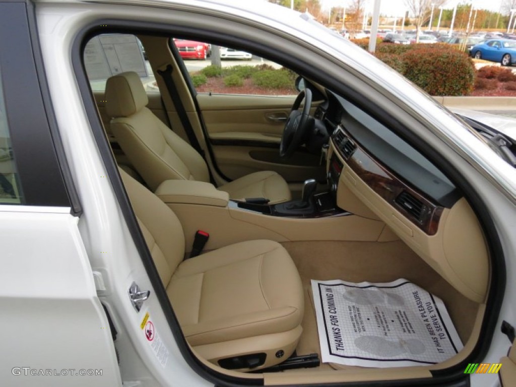 2008 3 Series 335i Sedan - Alpine White / Beige photo #20