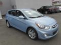 2013 Clearwater Blue Hyundai Accent SE 5 Door  photo #3