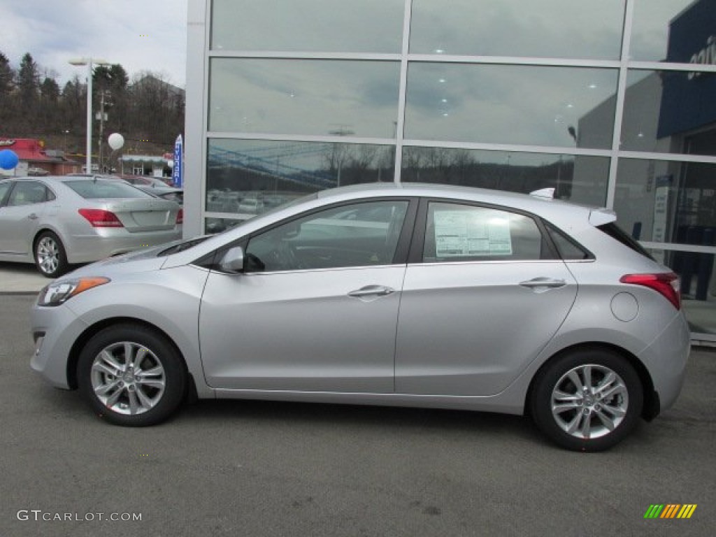 2013 Elantra GT - Silver / Black photo #2