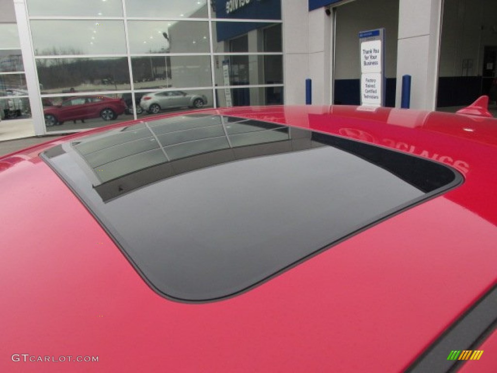2013 Elantra Coupe SE - Volcanic Red / Gray photo #5