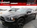 2012 Pitch Black Dodge Charger SXT  photo #1