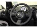 2013 Mini Cooper Carbon Black Lounge Leather Interior Steering Wheel Photo