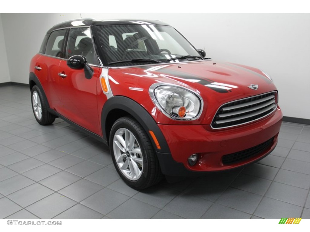 2013 Cooper Countryman - Blazing Red / Carbon Black photo #1