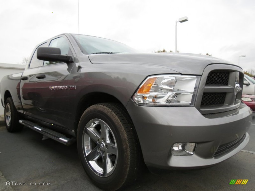 Mineral Gray Metallic 2012 Dodge Ram 1500 ST Quad Cab Exterior Photo #78217624