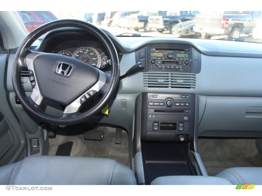 2004 Honda Pilot EX-L 4WD Gray Dashboard Photo #78217685