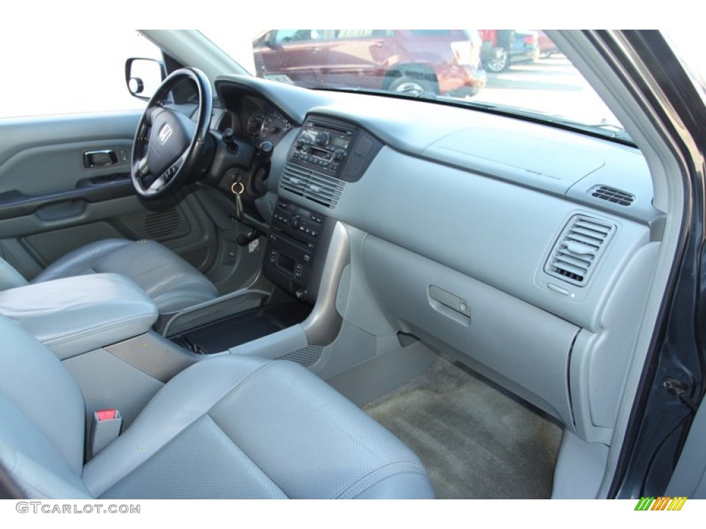 2004 Honda Pilot EX-L 4WD Gray Dashboard Photo #78217810