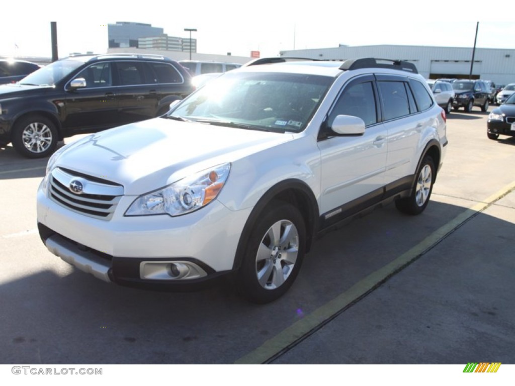 2012 Outback 3.6R Limited - Satin White Pearl / Warm Ivory photo #4