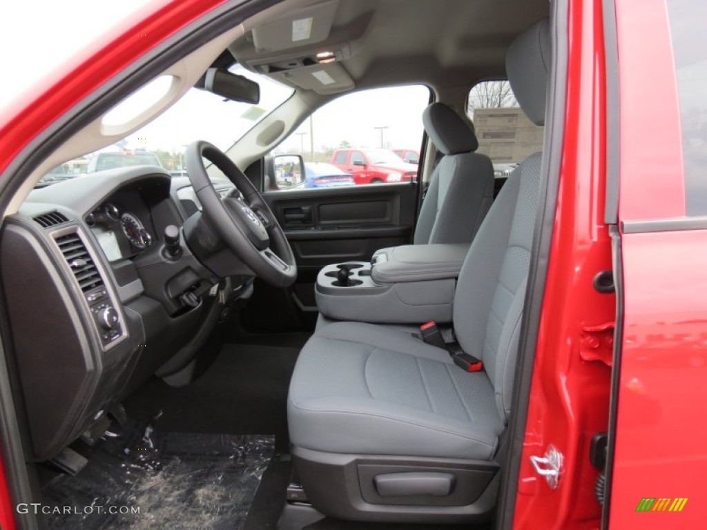 Black/Diesel Gray Interior 2013 Ram 1500 Express Quad Cab Photo #78218648