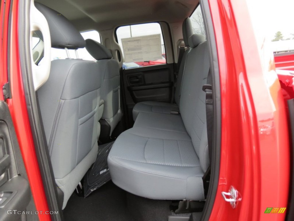 2013 1500 Express Quad Cab - Flame Red / Black/Diesel Gray photo #8