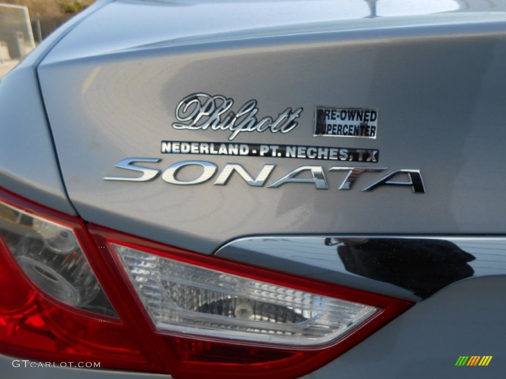 2012 Sonata SE - Iridescent Silver Blue Pearl / Gray photo #19