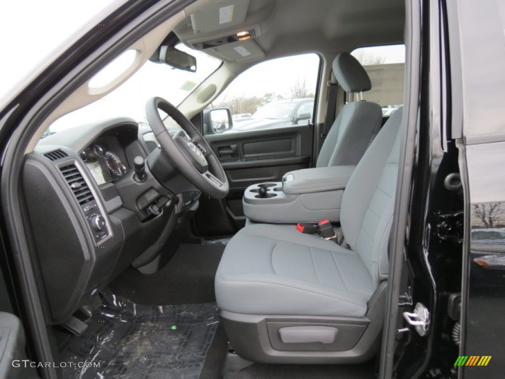 Black/Diesel Gray Interior 2013 Ram 1500 Express Quad Cab Photo #78218917