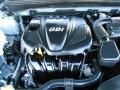2.4 Liter GDI DOHC 16-Valve D-CVVT 4 Cylinder 2012 Hyundai Sonata SE Engine
