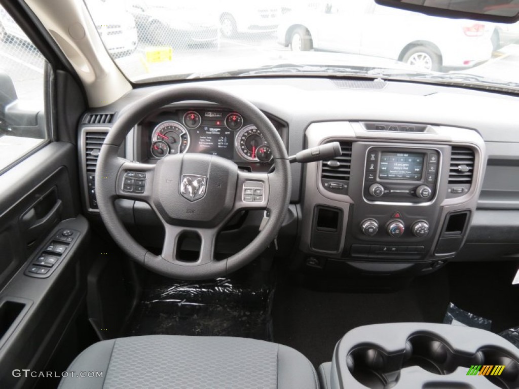2013 Ram 1500 Express Quad Cab Black/Diesel Gray Dashboard Photo #78218947
