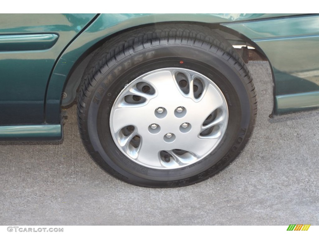 1998 Malibu Sedan - Dark Jade Green Metallic / Medium Oak photo #5