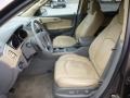 Cashmere/Dark Gray 2009 Chevrolet Traverse LT AWD Interior Color