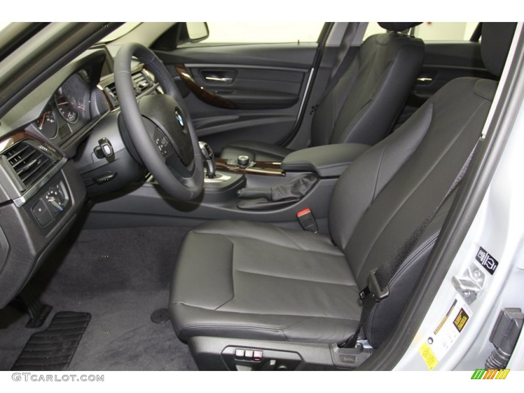 2013 3 Series 328i Sedan - Glacier Silver Metallic / Black photo #3
