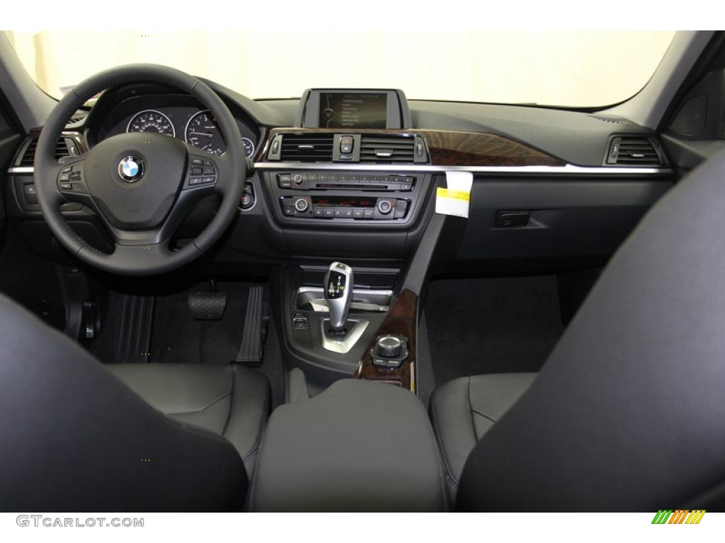 2013 3 Series 328i Sedan - Glacier Silver Metallic / Black photo #4