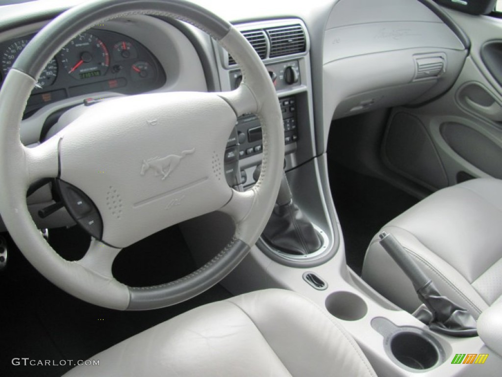 Medium Graphite Interior 2003 Ford Mustang GT Coupe Photo #78219256