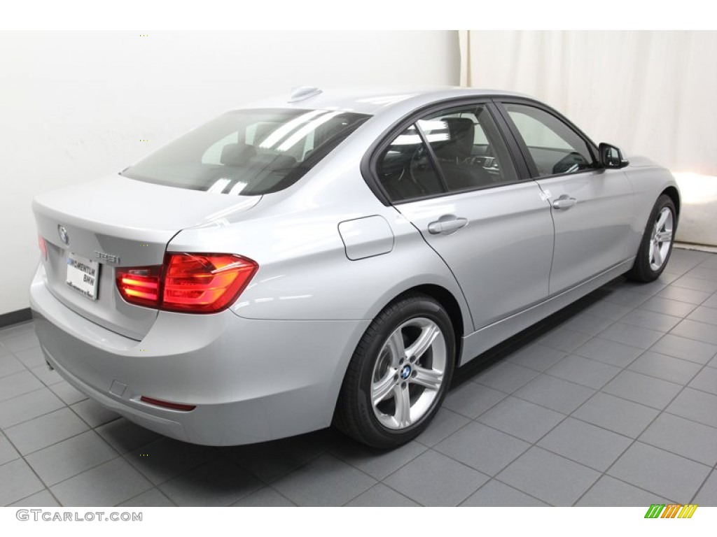 2013 3 Series 328i Sedan - Glacier Silver Metallic / Black photo #8
