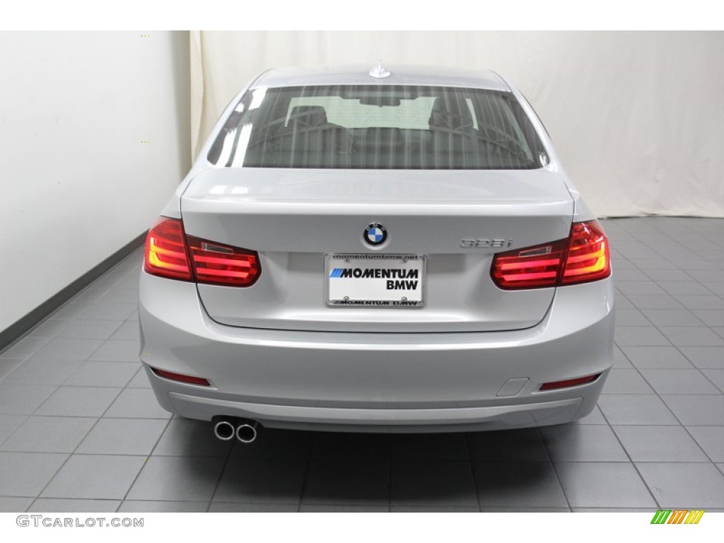 2013 3 Series 328i Sedan - Glacier Silver Metallic / Black photo #9
