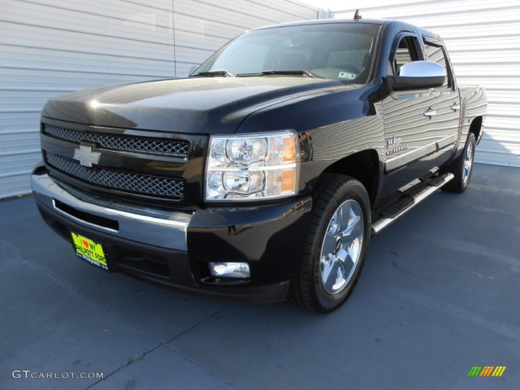 2011 Silverado 1500 LT Crew Cab - Black / Ebony photo #7